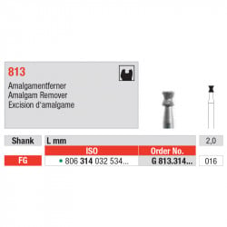 Diamond bur G813.314