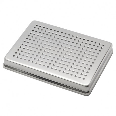 Stainless steel perforated lid Mini