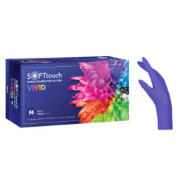 Nitrile gloves powder free Vivid blue