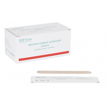 Wood tongue depressor sterile