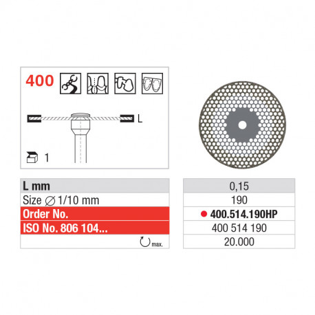 Διαμαντόδισκος 400.514.HP