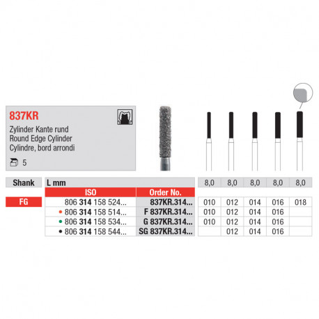 Diamond Bur G837KR.314