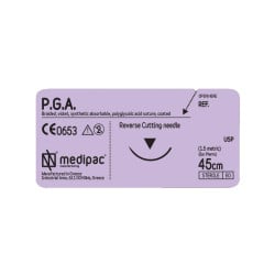 Sutures Pga 3/0 16mm 3/8