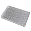 Aluminium perforated instrument tray Maxi