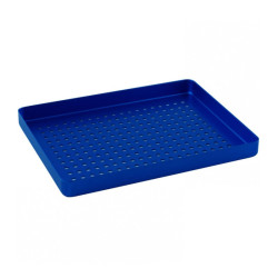 Aluminium perforated instrument tray Mini