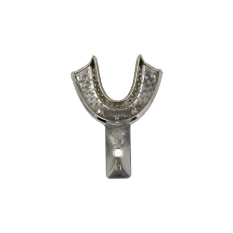 Stainless steel tray with retention rim