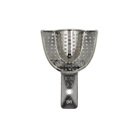 Stainless steel tray with retention rim