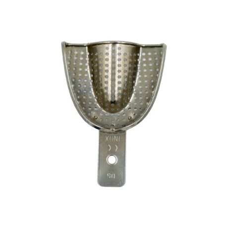 Stainless steel tray with retention rim