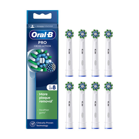 Cross Action Toothbrush Heads