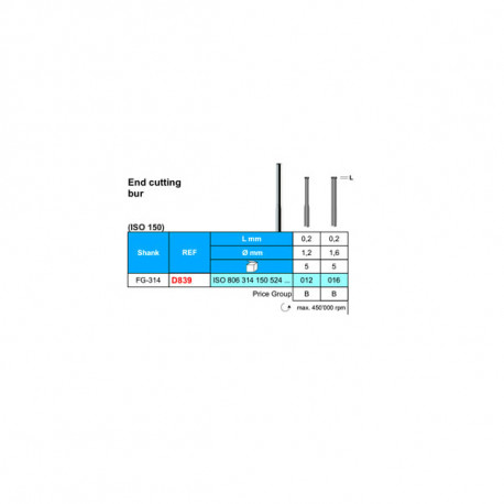 Diamond Bur D839