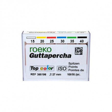 Guttapercha points Top color